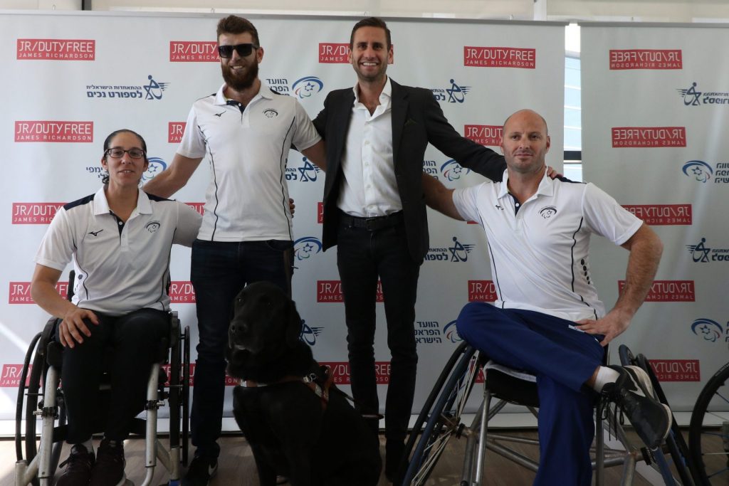 נשיא כבוד חדש לוועד הפראלימפי הישראלי: אנדרו דנוס, מבעלי ג'יימס ריצ'רדסון דיוטי פרי